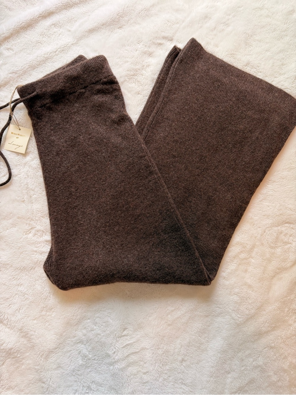Cost Plus World Market Dark Brown Sweater Pants